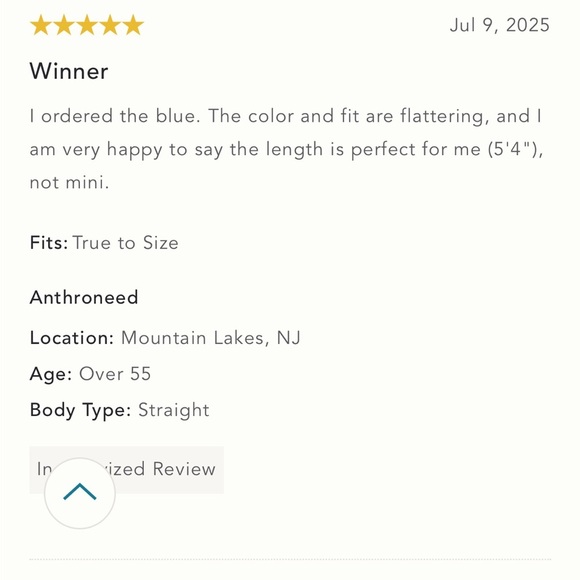 NWT By Anthropologie 2X Plus Textured Mini Shift Dress Blue - Picture 4 of 14